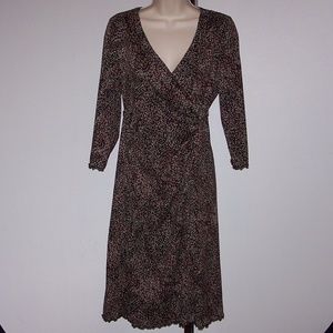 Motherhood Maternity Print Maternity Dress Large